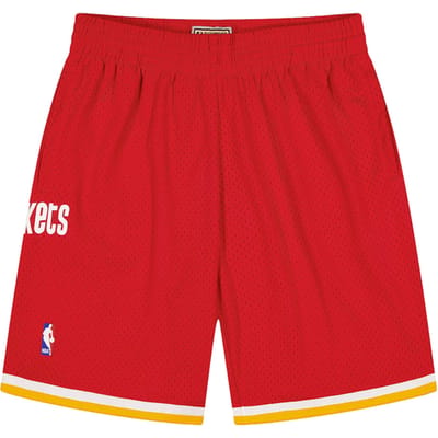 Mitchell And Ness NBA Houston Rockets Swingman Korte Broek Rood