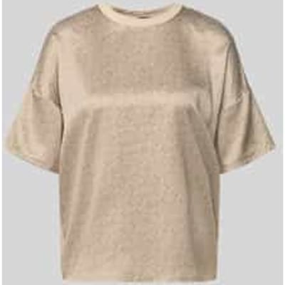 T-shirt van Mix van viscose en elastaan Model 'Tracy'