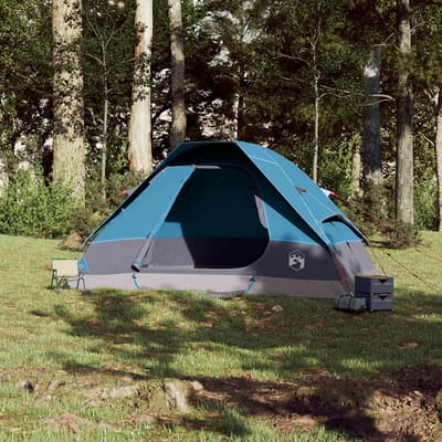 vidaXL - Koepeltent - 6-persoons - waterdicht - blauw