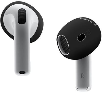 Vervangende Oordopjes Geschikt voor AirPods 4 - Vervanging Tips - Siliconen Dopjes Zwart