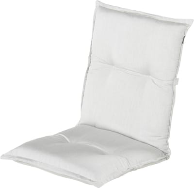 Hartman - Havana- Lichtgrijs - tuinkussen - lage rug - 100x50 cm - Standenstoel- Stoelkussen