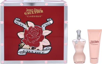Set Jean Paul Gaultier: Classique, Eau De Parfum, Voor Vrouwen, 50 ml + Classique, Hydraterend, Bodylotion, 75 ml