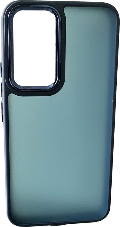 Backcover Military - Geschikt voor: Samsung Galaxy S24 Ultra -Stevige Case met Soft TPU-bumperranden - Blauw