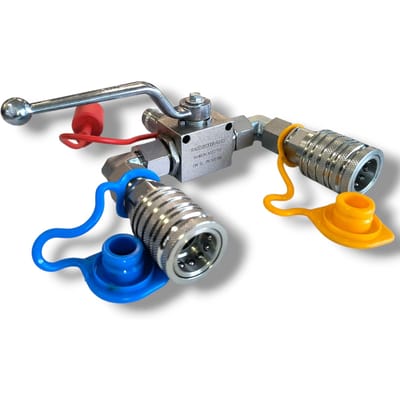 Distributeur Hydraulique à Boule avec Raccords Rapides