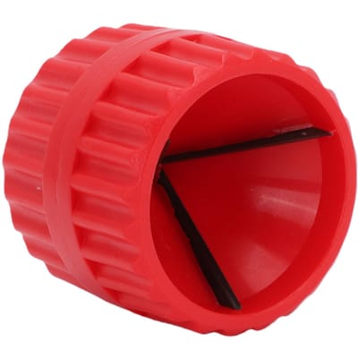 Aléseur Intérieur Extérieur Conception 2 en 1 Multifonctionnel Outil d'Ébavurage pour Tuyaux Tubulures 3/16 1 1/2 po pour Tube PVC PPR Cuivre red