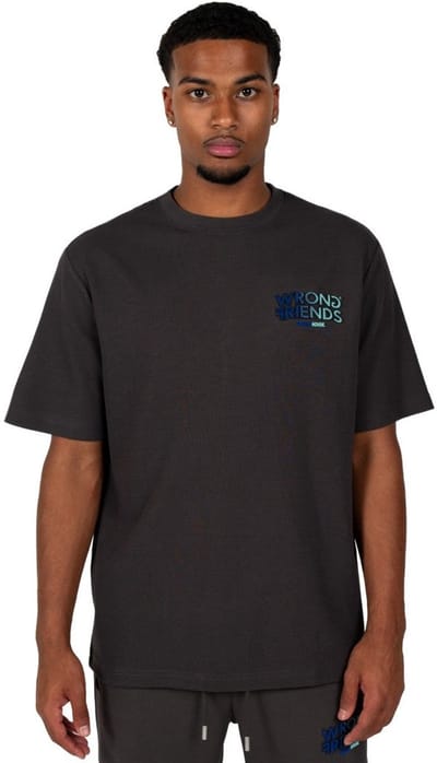 SIMI VALLEY T-SHIRT - GREY/BLUE XS