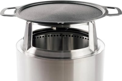 Solo Stove adapter + plancha voor Bonfire D47,6cm RVS