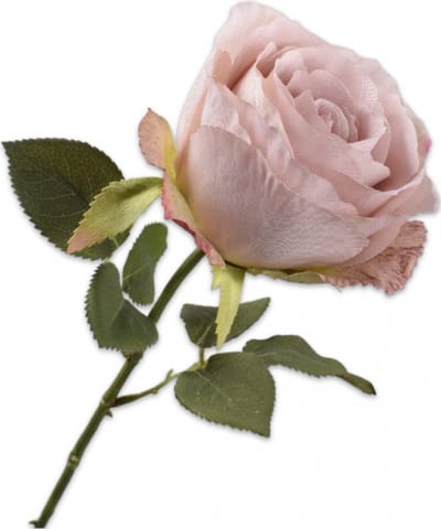 Silk-ka Kunstbloem-Zijden Bloem-Kunsttak Roos Roze 66 cm