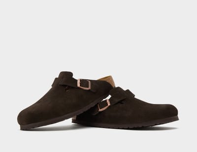 Birkenstock Boston Suede Leather Bruin