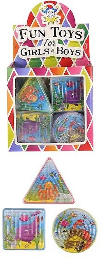 Uitdeelcadeautjes - Geduld Spelletjes Model: Sea Life in Traktatiebox (96 stuks)