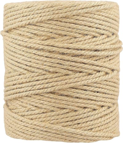 Jute Touw 5 mm, 150 m Natuurlijk Touw voor Decoratie, Bundelen en Creatieve Klussen