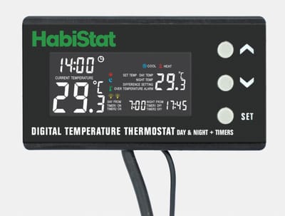 Habistat Digitale Temperatuur Thermostaat - Terraium - Dag/Nacht Timer