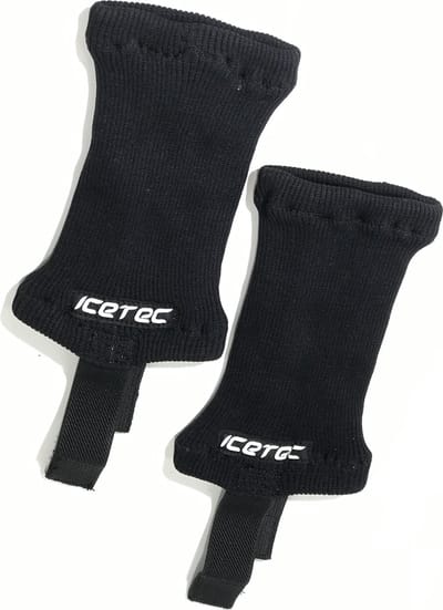 Icetec | Shorttrack Snijvaste Enkelsokjes - XL - Kevlar - Zwart - Schaatsen
