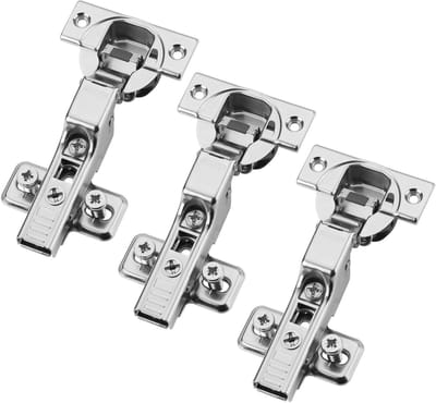 Set van 3 BLUM middenscharnier 71B3650 110° met automatische sluiting incl. montageplaat 173L8100 en systeemschroeven