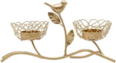 Kandelaar Vogel - Kaarsenhouder Decoratie - Romantisch Diner - Nordic Ins Wind Stijl - Niet gespecificeerd - Goud