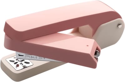 Brochure Nietmachine - Draaibare Nietmachine - Brochures Maken - Lange Arm Ontwerp - 14 x 6 cm - Roze
