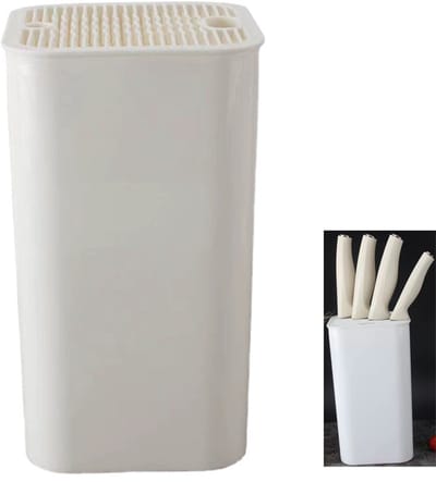 Messenblok - Zonder Messen - Messenhouder - Messenstandaard - Keukengerei Houder - Keuken Organizer - 12.6 x 22 cm