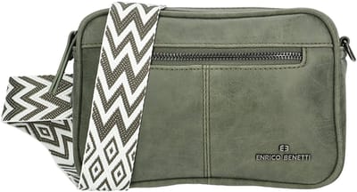 Enrico Benetti Stacey Crossbodytas - Olijfgroen