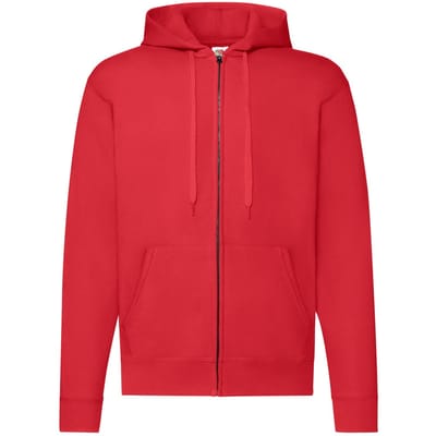 Fruit of the Loom Klassiek capuchonjack voor volwassenen (Rood)