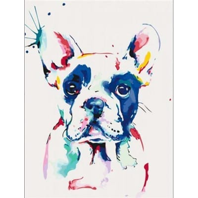 Diamant borduurwerk hondenliefhebbers 5D DIY diamant schilderij dier hond set diamant schilderij kruissteek 20X30CM blue