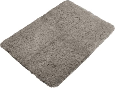 Tiseco - Badtapijt - Microfiber - Antislip - 60x120 cm, taupe