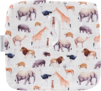 Cottonbaby speendoekje - Safari - Multicolor