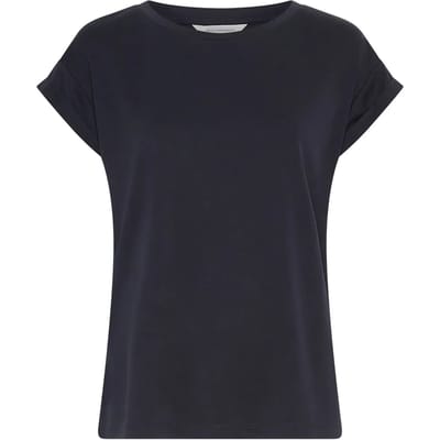 MSCH Copenhagen Mschbirdia Lynette Tee Tops & T-shirts Dames - Shirt - Donkerblauw - Maat XS/S