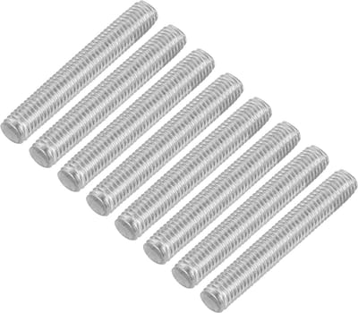 8 stuks draadstangen, M5 x 35 mm roestvrij staal 304 klinknagels stang rechtse schroefdraad M5-0.8 voor montage van meubels en machines