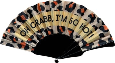 Oh Crabb - festival waaier - I'm so hot - handwaaier - Spaanse waaier