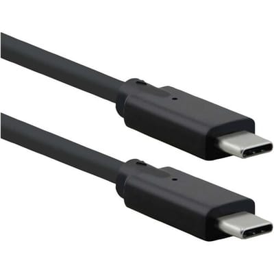 ROLINE USB 3.2 Gen 2x2 kabel, met PD, C-C, M/M, 4K UHD-1, 20Gbit/s, Emark, 100W, zwart, 1 m