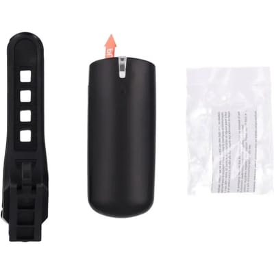 Draagbare zaklamp met batterijen en houder Durca