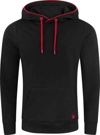 riverso Heren trui RIVSandro regular fit Zwart S Volwassenen Sweat Hoodie met Capuchon