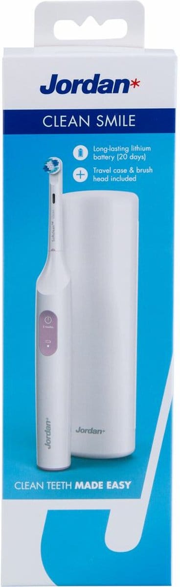 Jordan Elektrische Tandenborstel Clean Smile Roze -