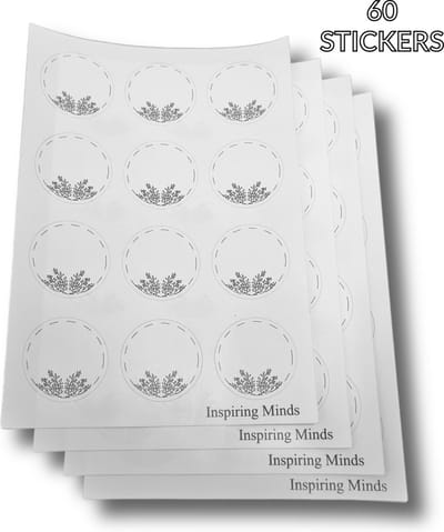 kruidenstickers - 60 kruiden stickers als etiketten keuken - beschrijfbaar