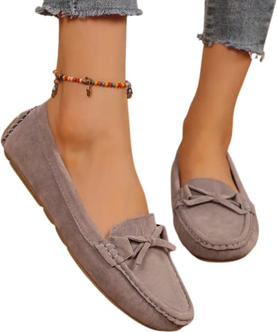 Bovista Loafers Dames - Met Hak - Damesschoenen - Instappers - Grijs - Maat 36.5