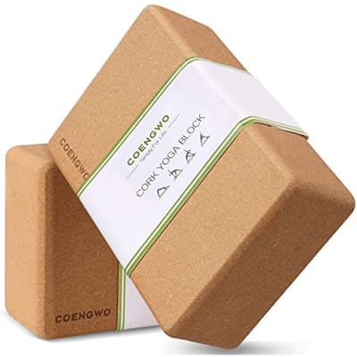 Yogablokken van Kurk Set van 2 - Eco-vriendelijk en Multifunctioneel voor Beginners