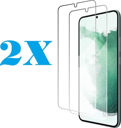 Screenprotector Glas - Tempered Glass Screen Protector Geschikt voor: Samsung Galaxy S22 S901 - 2x