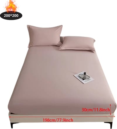 Nivard Waterdicht Hoeslaken - Beddengoed - Fitted Sheet - Bed - Lichtroze 200x200