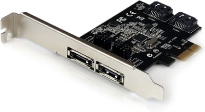 StarTech.com 2X ESATA + 2X SATA III 6 GB
