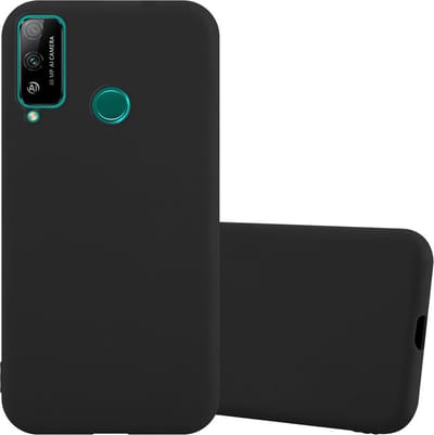 Cadorabo Hoesje geschikt voor Honor PLAY 4T in CANDY ZWART - Beschermhoes gemaakt van flexibel TPU silicone Case Cover