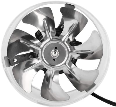 OmGoods - Dailygoody - Afzuigventilator - Stille Ventilatie - 50W 220V - 180 mm - Ideaal voor Keuken en Badkamer - Hoog Ventilatievermogen - Laag Geluidsni