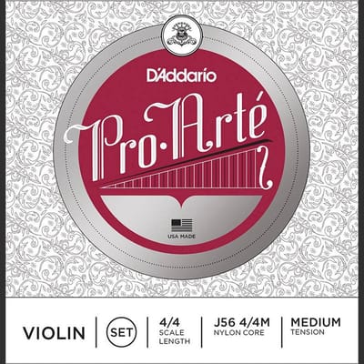 D'Addario J56-44M violin string set 4/4, medium