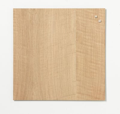 NAGA  Magnetisch memobord eik fineer 45x45cm