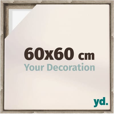 Your Decoration - Baklijst 60x60 cm - Sonoma Eiken - Baklijst voor Canvas - MDF - Lyon