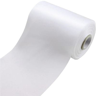 Dailygoody - Satijnen lint - Decoratief lint voor bruiloft - Wit - Lint voor verjaardag - Perfect voor decoratie en cadeauverpakking