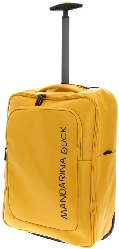MANDARINA DUCK Rugzak Eco Coated Trolley Backpack 34L Duck Yellow Donkergeel 54cm