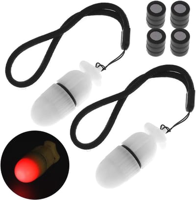 Onderwater Strobe Signaal Licht - 2 Stuks, LED Flashy Veiligheid Lamp voor Nachtduiken en Buitensporten