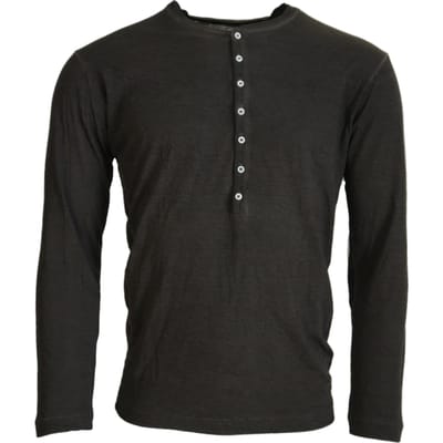 Langarm Henley Shirt Tsh3535