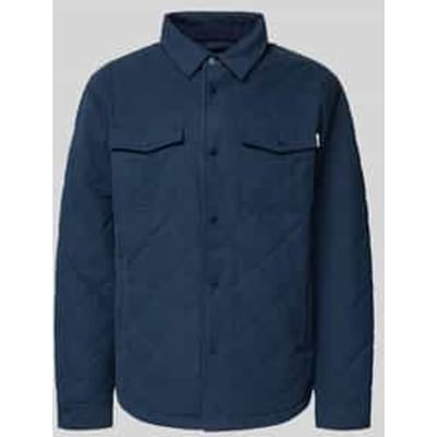 regular fit overhemdjack van katoenmix model 'QUILTED WORKSHIRT'