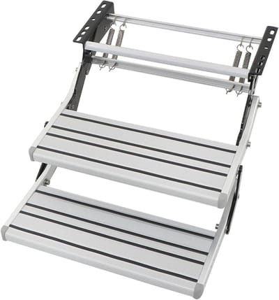 RV Instaptreden - Camper Ladder - Veilige Toegang - Automatische Bediening - 200 kg Capaciteit - Aluminium